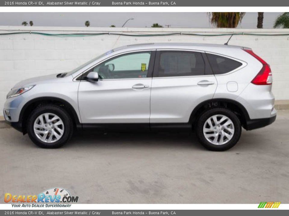 2016 Honda CR-V EX Alabaster Silver Metallic / Gray Photo #8