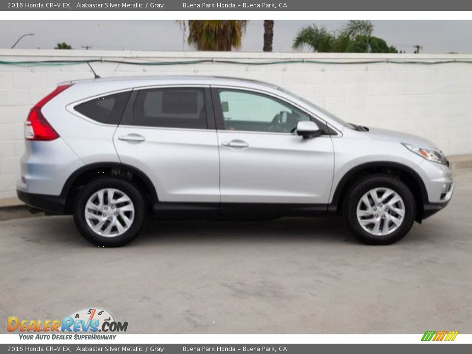 2016 Honda CR-V EX Alabaster Silver Metallic / Gray Photo #10