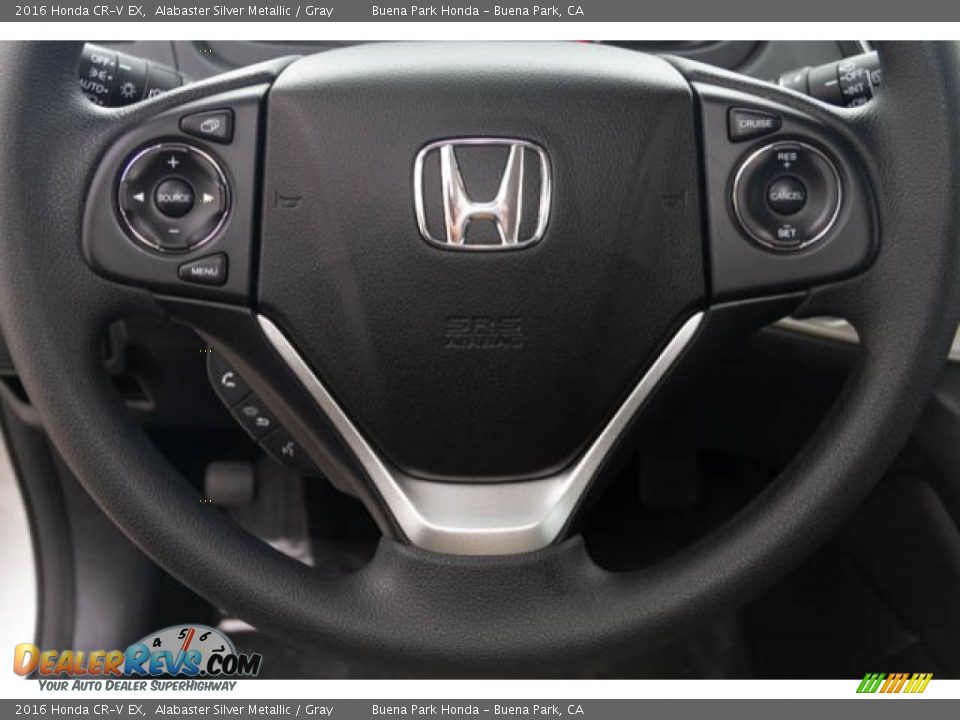 2016 Honda CR-V EX Alabaster Silver Metallic / Gray Photo #11