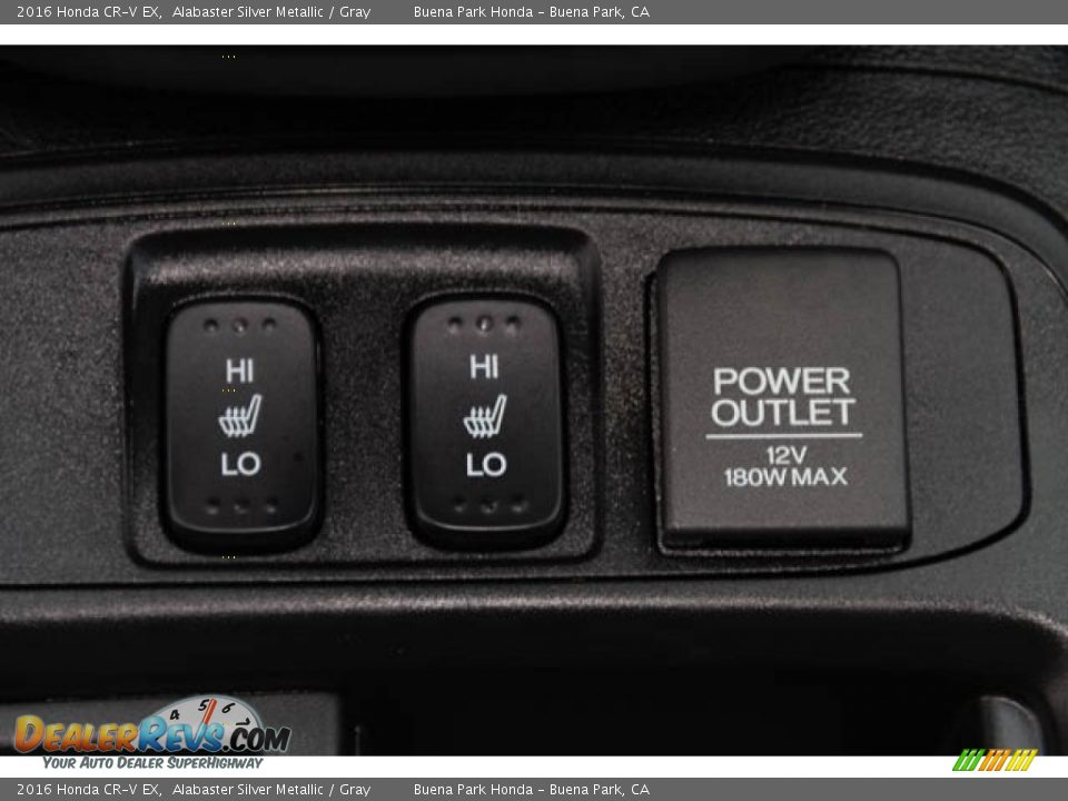 2016 Honda CR-V EX Alabaster Silver Metallic / Gray Photo #12