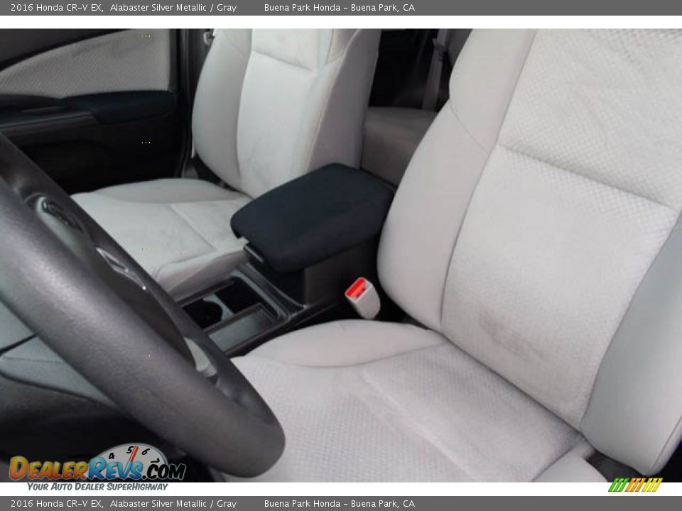 2016 Honda CR-V EX Alabaster Silver Metallic / Gray Photo #14