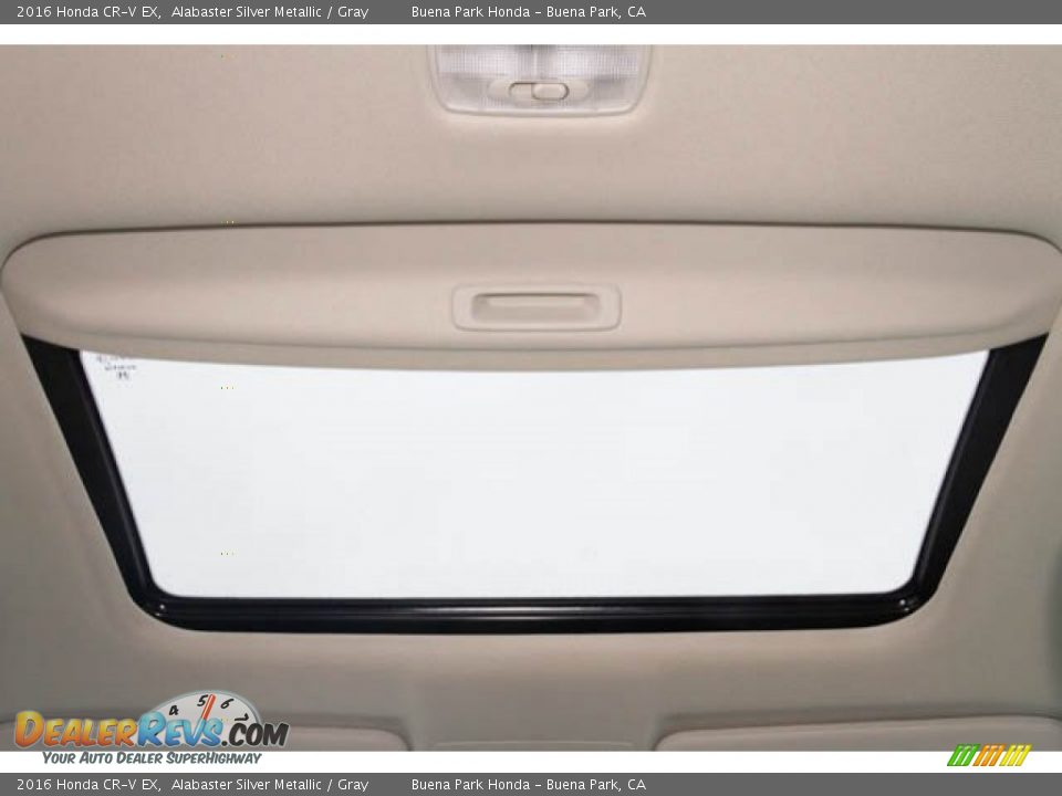 2016 Honda CR-V EX Alabaster Silver Metallic / Gray Photo #15