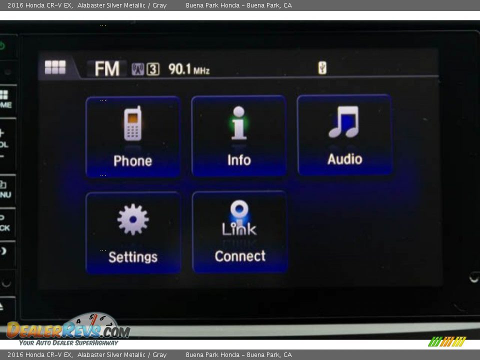 2016 Honda CR-V EX Alabaster Silver Metallic / Gray Photo #23