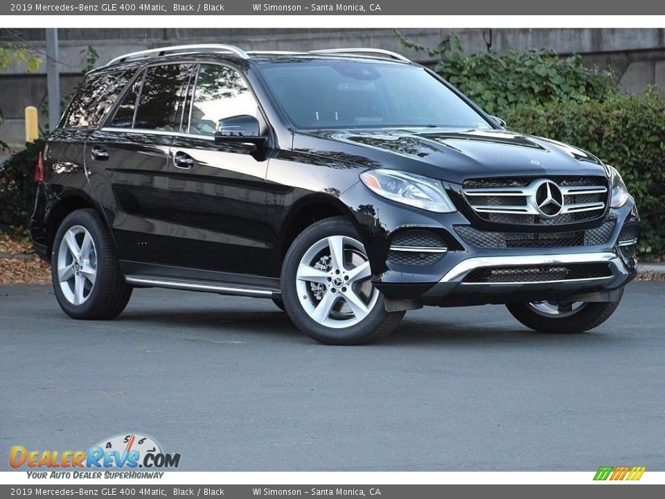2019 Mercedes-Benz GLE 400 4Matic Black / Black Photo #2