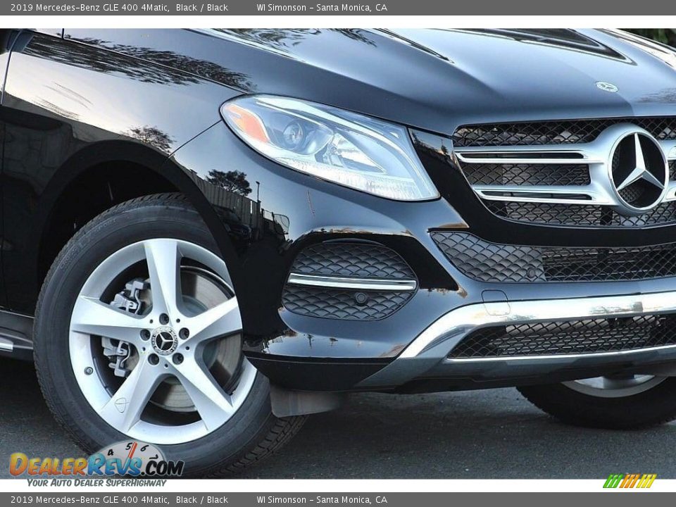2019 Mercedes-Benz GLE 400 4Matic Black / Black Photo #3