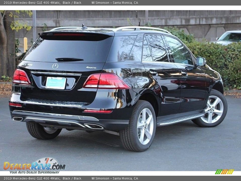 2019 Mercedes-Benz GLE 400 4Matic Black / Black Photo #6