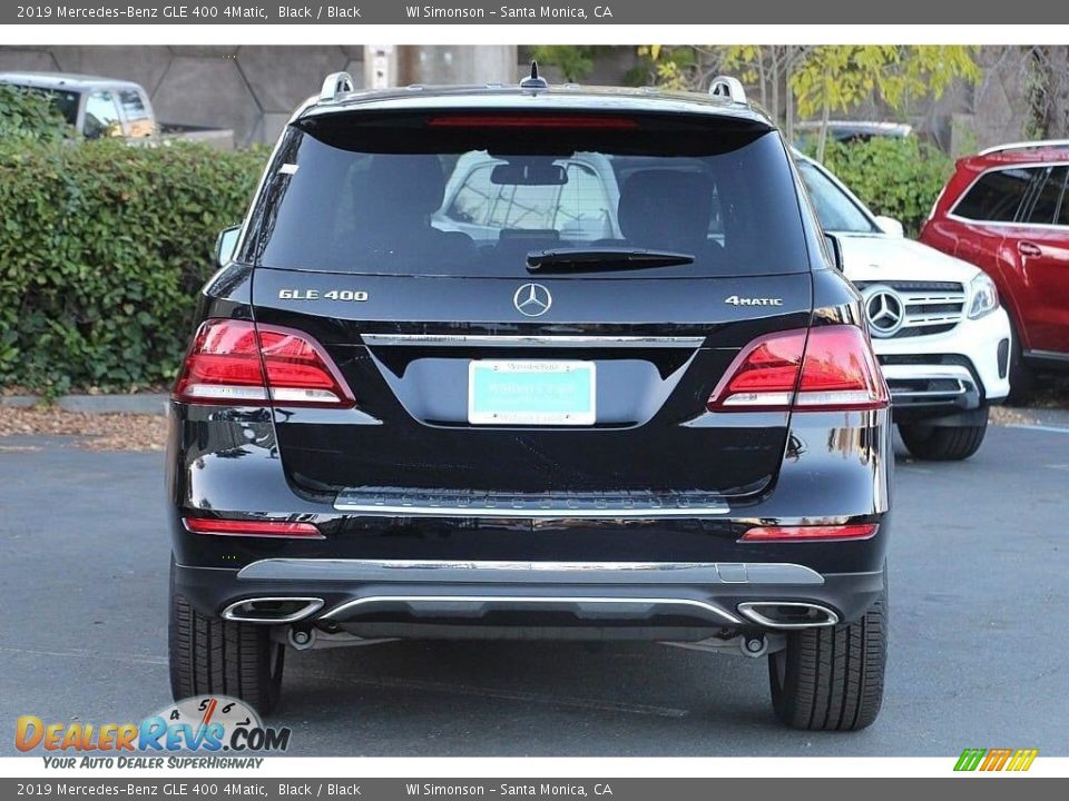 2019 Mercedes-Benz GLE 400 4Matic Black / Black Photo #7