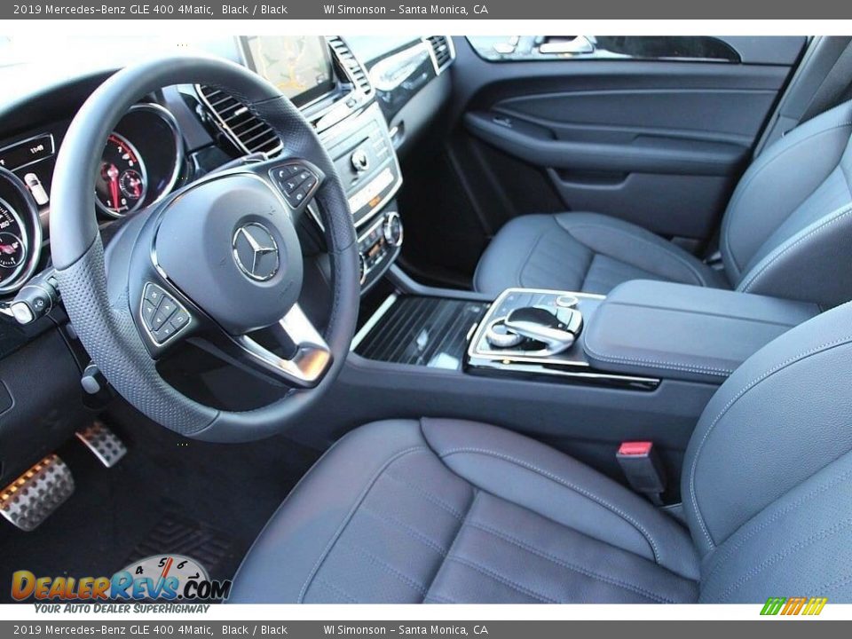 2019 Mercedes-Benz GLE 400 4Matic Black / Black Photo #8