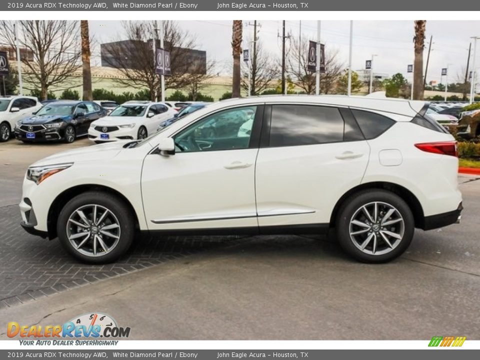2019 Acura RDX Technology AWD White Diamond Pearl / Ebony Photo #4