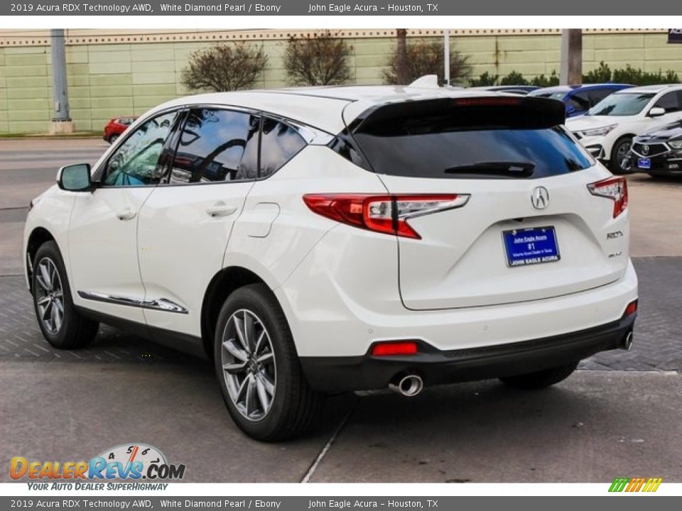 2019 Acura RDX Technology AWD White Diamond Pearl / Ebony Photo #5