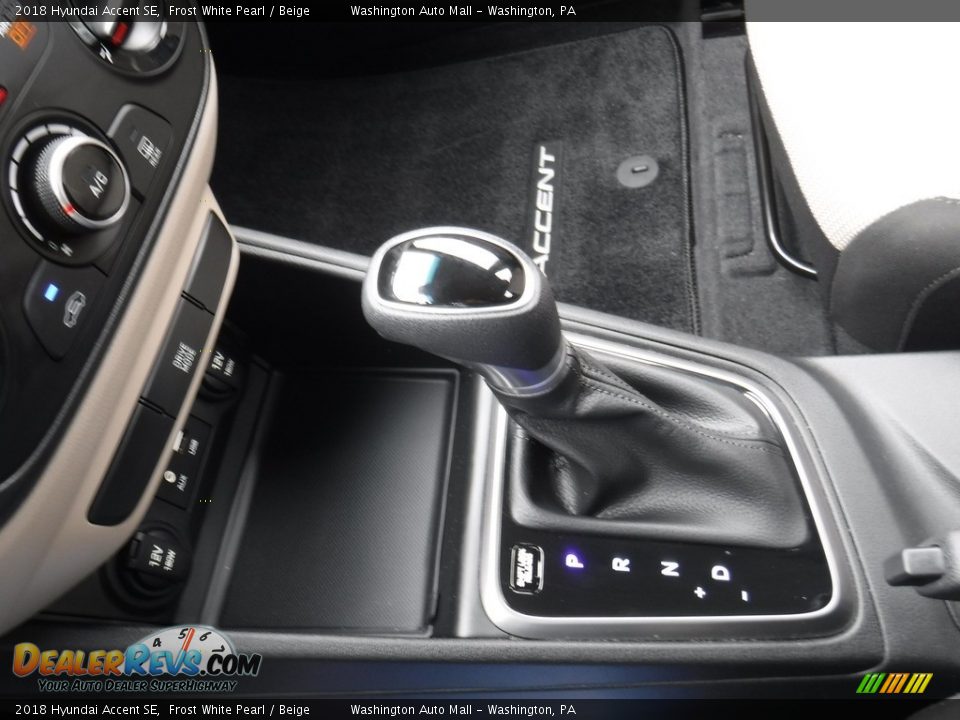 2018 Hyundai Accent SE Frost White Pearl / Beige Photo #15