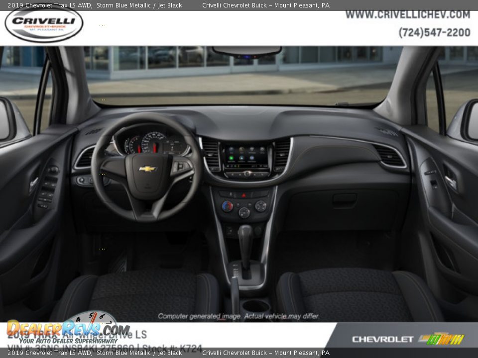 2019 Chevrolet Trax LS AWD Storm Blue Metallic / Jet Black Photo #5