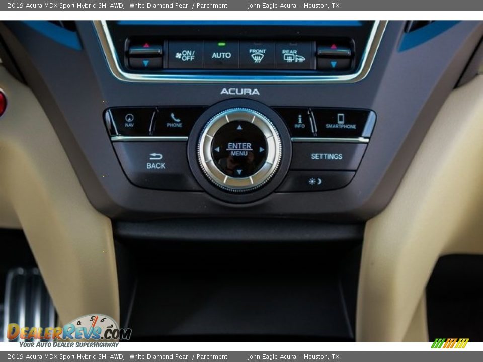 2019 Acura MDX Sport Hybrid SH-AWD White Diamond Pearl / Parchment Photo #29