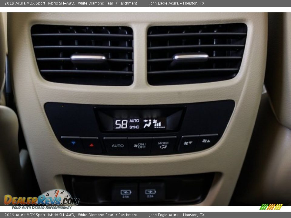 2019 Acura MDX Sport Hybrid SH-AWD White Diamond Pearl / Parchment Photo #32