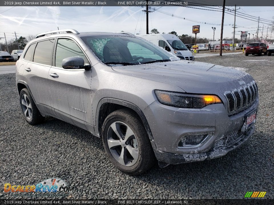 2019 Jeep Cherokee Limited 4x4 Billet Silver Metallic / Black Photo #1