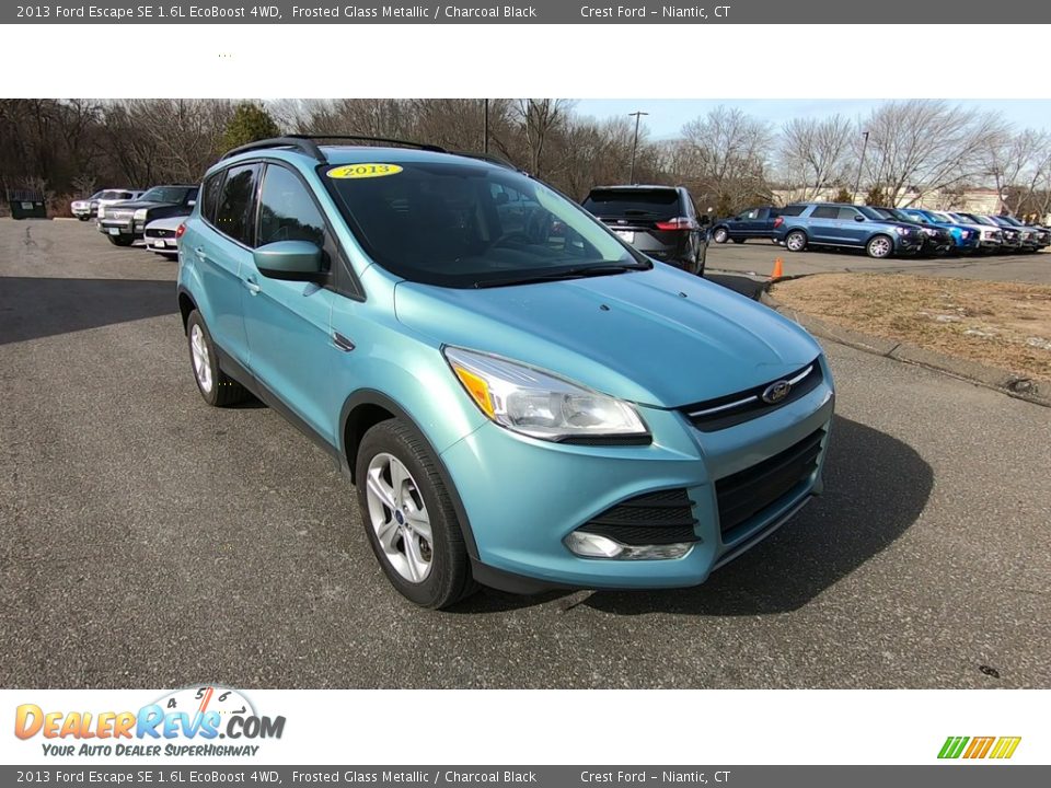 2013 Ford Escape SE 1.6L EcoBoost 4WD Frosted Glass Metallic / Charcoal Black Photo #1