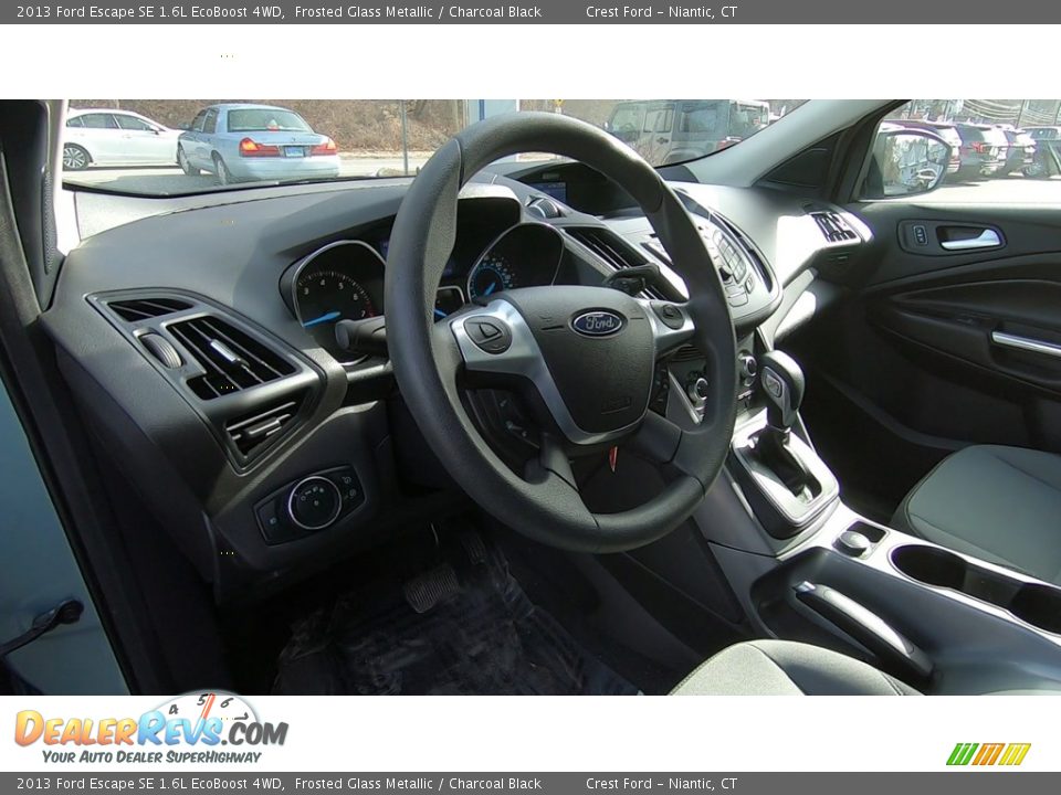 2013 Ford Escape SE 1.6L EcoBoost 4WD Frosted Glass Metallic / Charcoal Black Photo #11