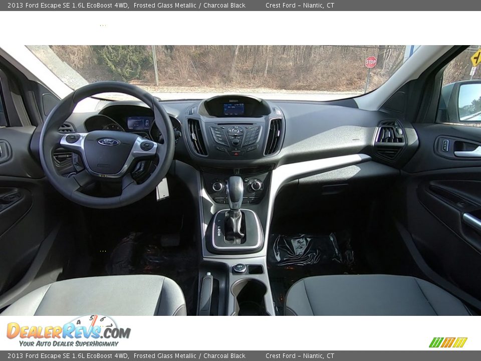 2013 Ford Escape SE 1.6L EcoBoost 4WD Frosted Glass Metallic / Charcoal Black Photo #19