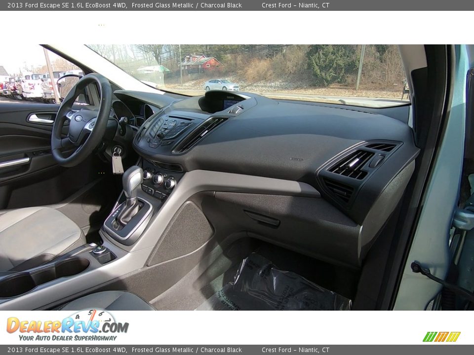 2013 Ford Escape SE 1.6L EcoBoost 4WD Frosted Glass Metallic / Charcoal Black Photo #25