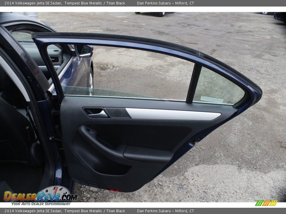 2014 Volkswagen Jetta SE Sedan Tempest Blue Metallic / Titan Black Photo #17
