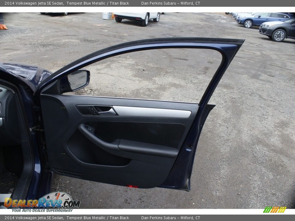 2014 Volkswagen Jetta SE Sedan Tempest Blue Metallic / Titan Black Photo #18
