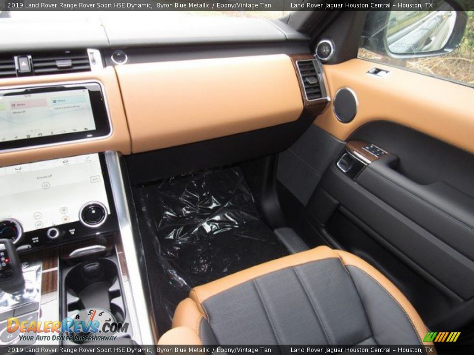 2019 Land Rover Range Rover Sport HSE Dynamic Byron Blue Metallic / Ebony/Vintage Tan Photo #15