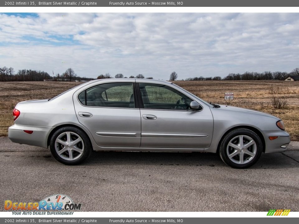 2002 Infiniti I 35 Brilliant Silver Metallic / Graphite Photo #3
