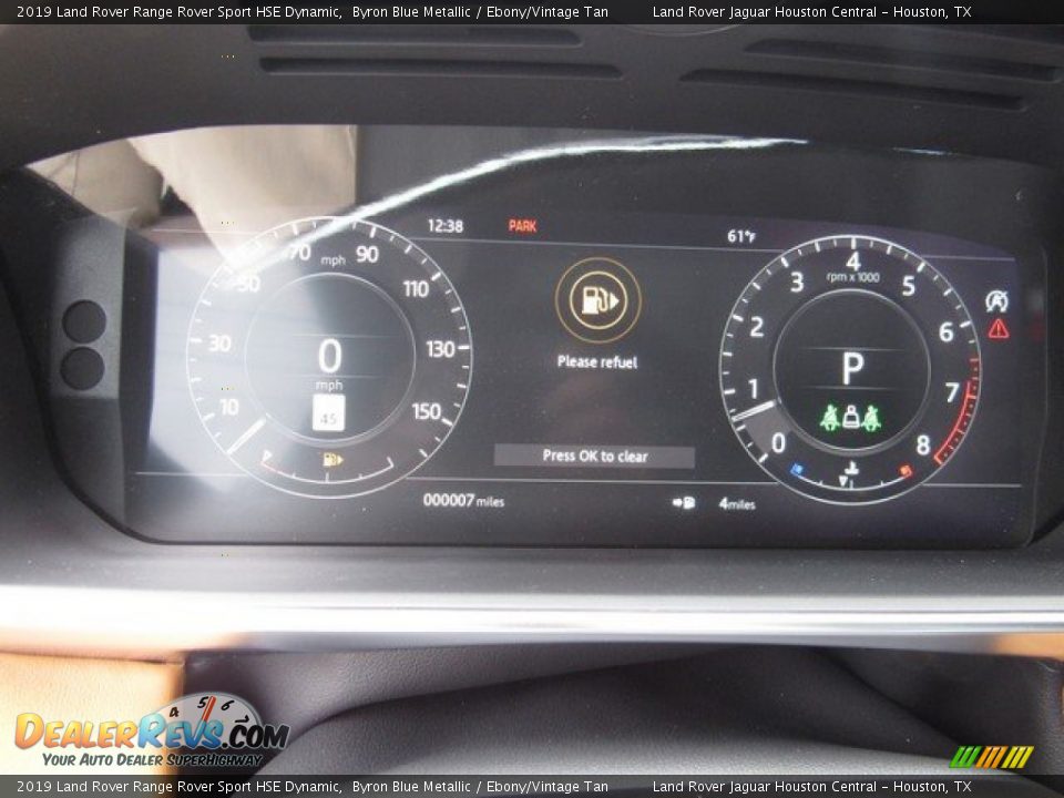 2019 Land Rover Range Rover Sport HSE Dynamic Gauges Photo #29