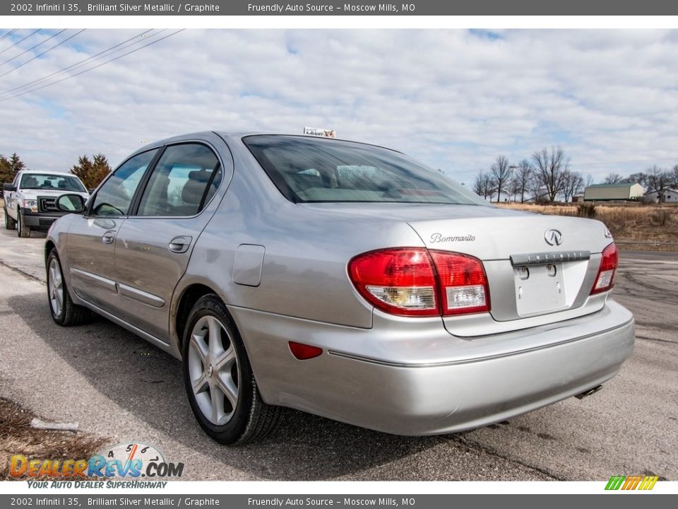 2002 Infiniti I 35 Brilliant Silver Metallic / Graphite Photo #6