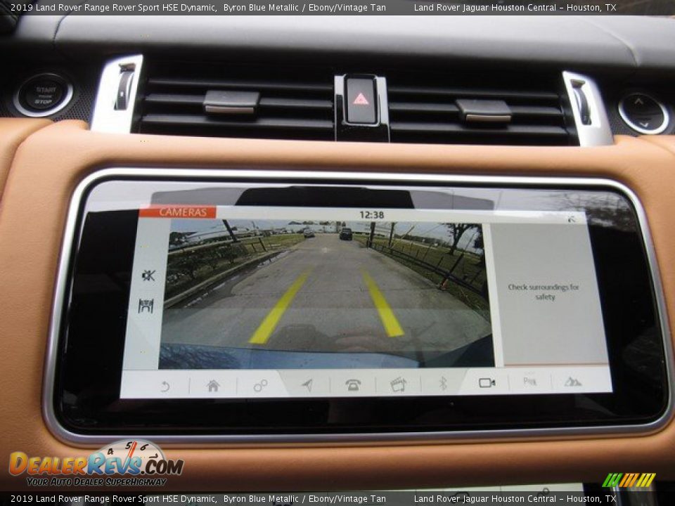 2019 Land Rover Range Rover Sport HSE Dynamic Byron Blue Metallic / Ebony/Vintage Tan Photo #32