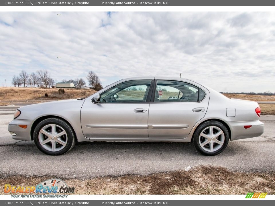 2002 Infiniti I 35 Brilliant Silver Metallic / Graphite Photo #7