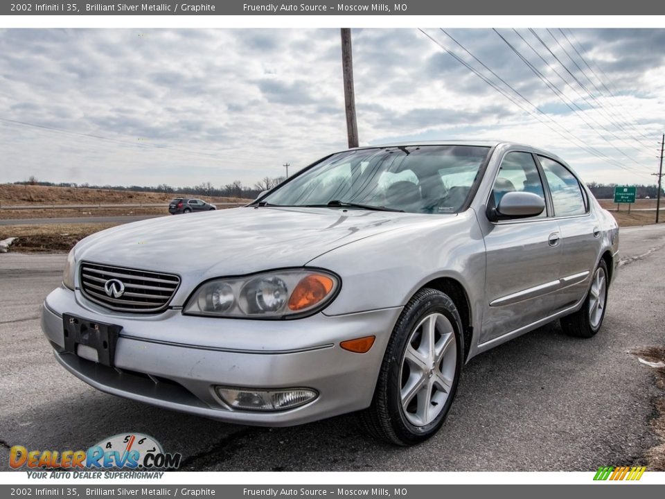 2002 Infiniti I 35 Brilliant Silver Metallic / Graphite Photo #8