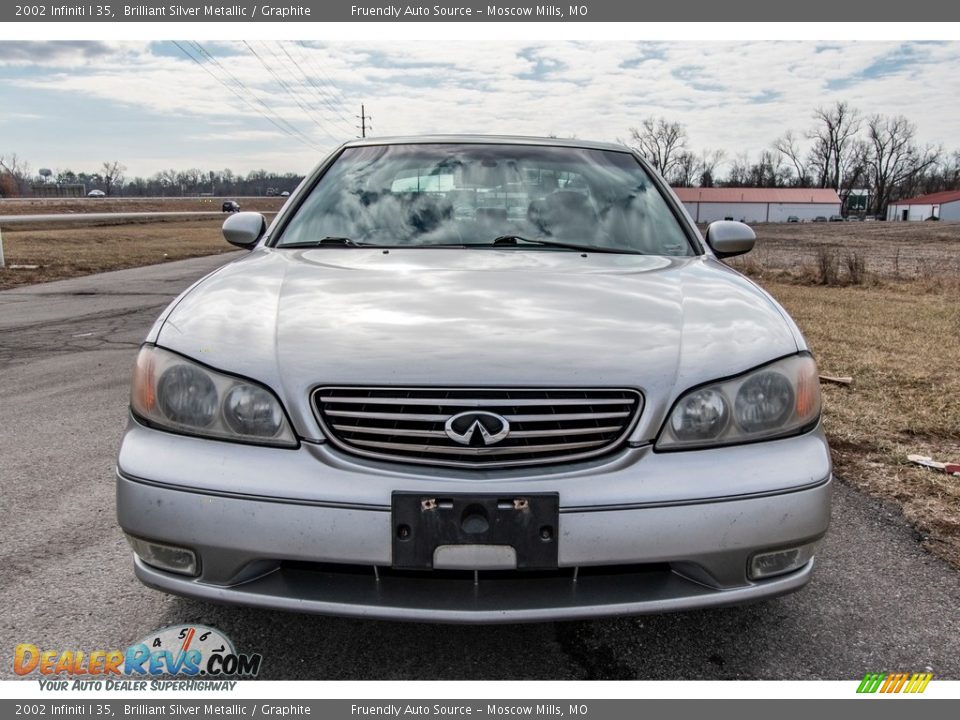 2002 Infiniti I 35 Brilliant Silver Metallic / Graphite Photo #9