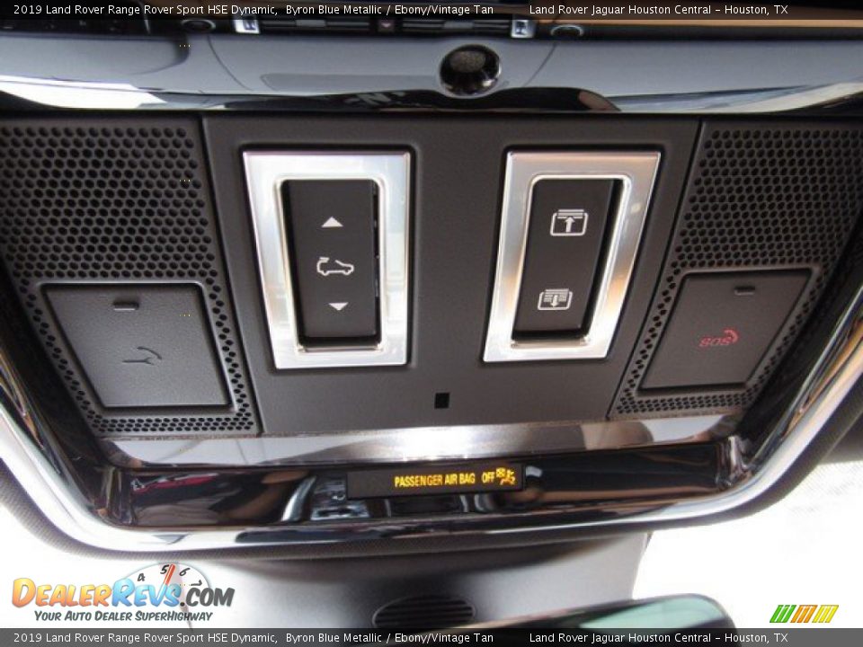 2019 Land Rover Range Rover Sport HSE Dynamic Byron Blue Metallic / Ebony/Vintage Tan Photo #36