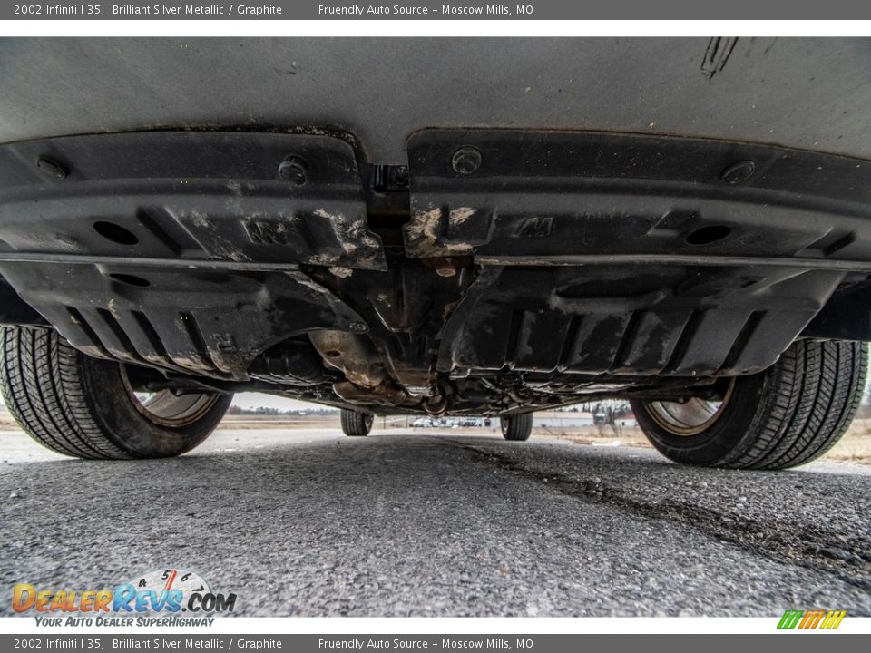 2002 Infiniti I 35 Brilliant Silver Metallic / Graphite Photo #10