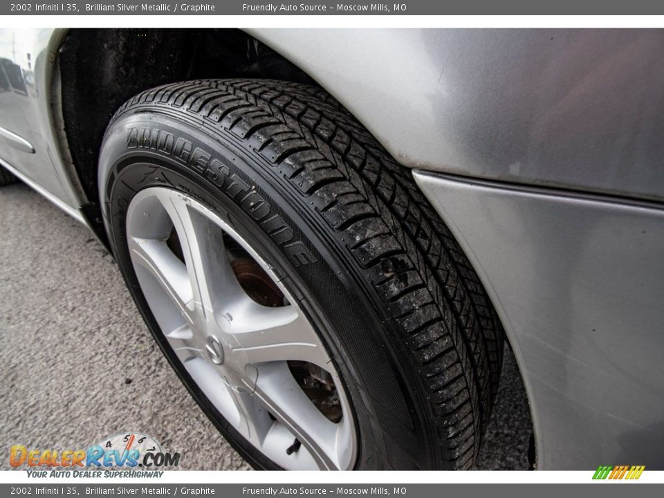 2002 Infiniti I 35 Brilliant Silver Metallic / Graphite Photo #11