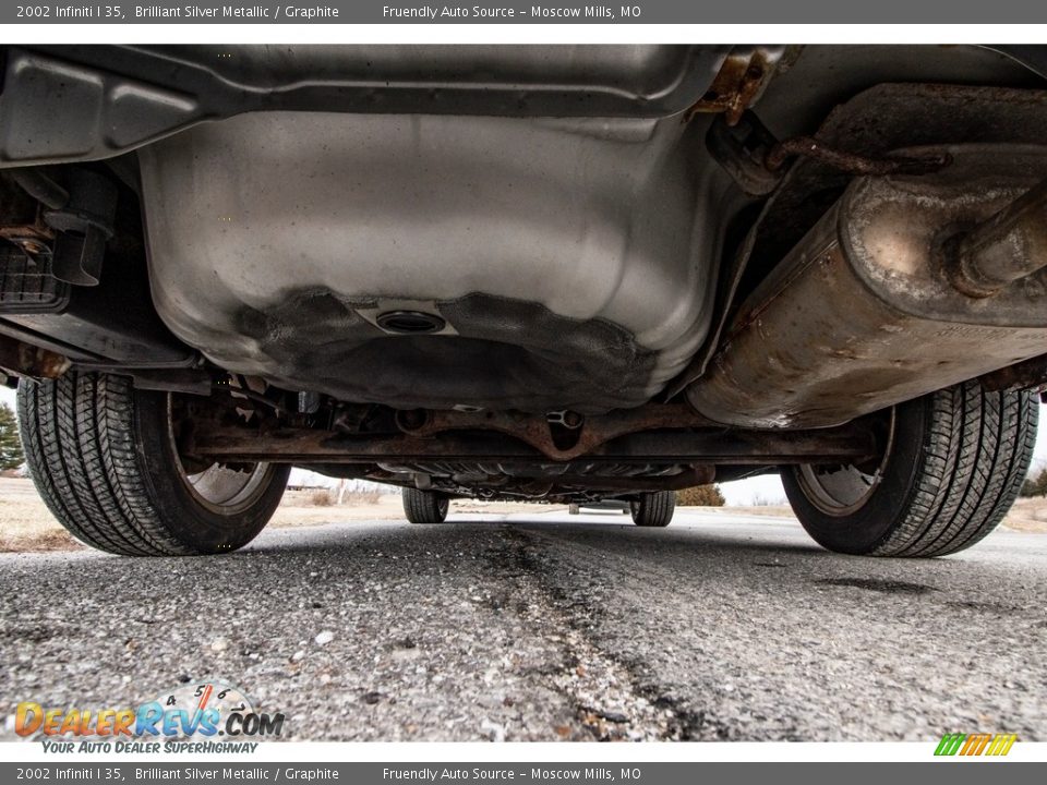 2002 Infiniti I 35 Brilliant Silver Metallic / Graphite Photo #13