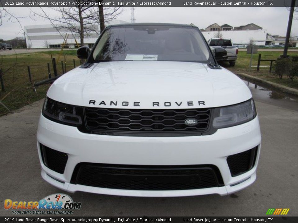 2019 Land Rover Range Rover Sport Autobiography Dynamic Fuji White / Espresso/Almond Photo #9