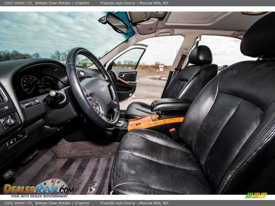 2002 Infiniti I 35 Brilliant Silver Metallic / Graphite Photo #17