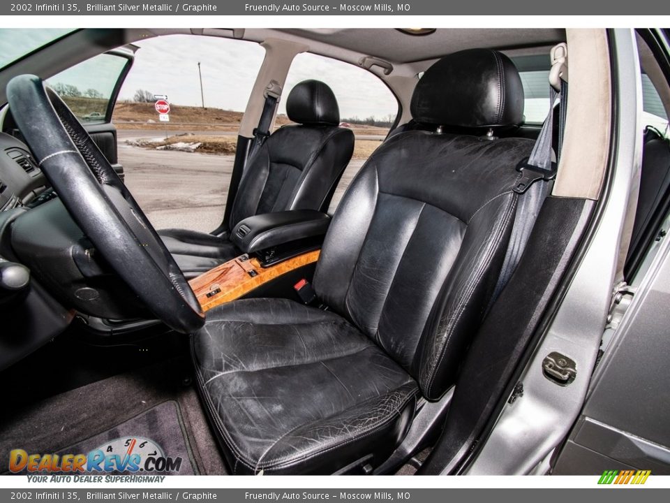 2002 Infiniti I 35 Brilliant Silver Metallic / Graphite Photo #18