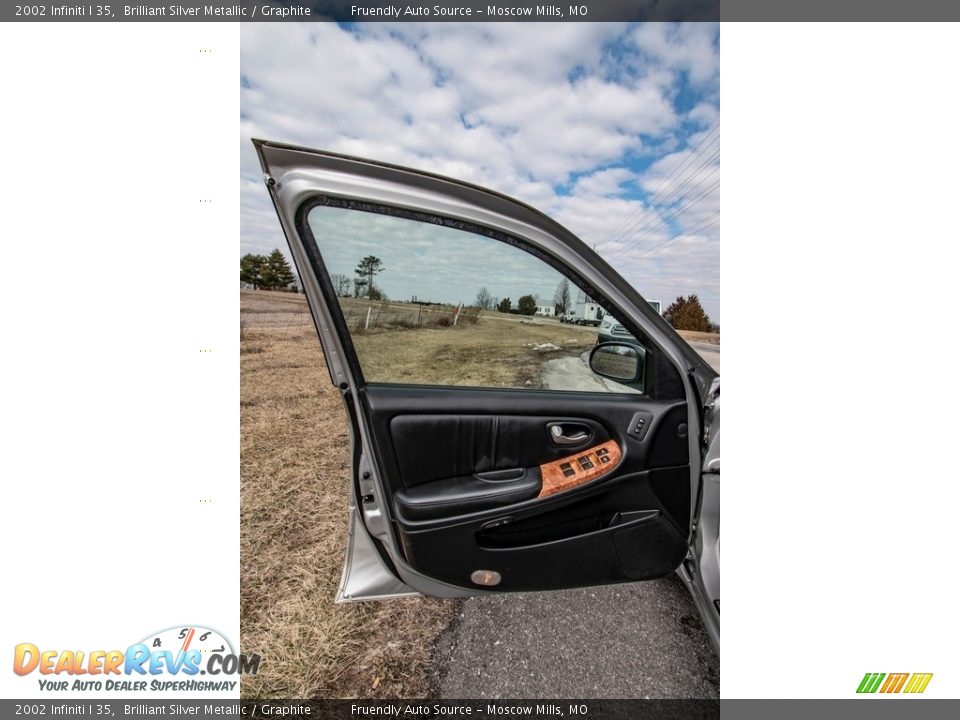 2002 Infiniti I 35 Brilliant Silver Metallic / Graphite Photo #19