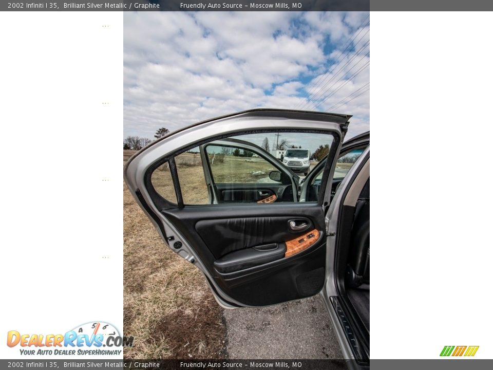2002 Infiniti I 35 Brilliant Silver Metallic / Graphite Photo #20