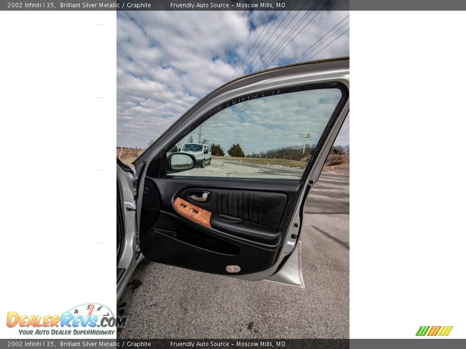 2002 Infiniti I 35 Brilliant Silver Metallic / Graphite Photo #25