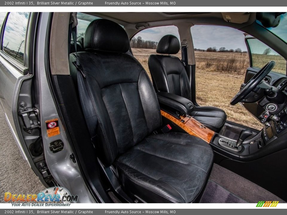 2002 Infiniti I 35 Brilliant Silver Metallic / Graphite Photo #26