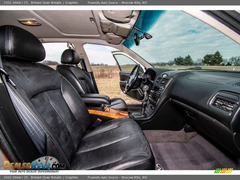 2002 Infiniti I 35 Brilliant Silver Metallic / Graphite Photo #27