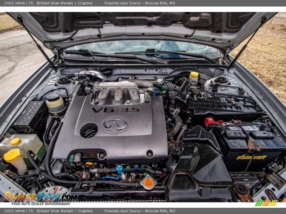 2002 Infiniti I 35 Brilliant Silver Metallic / Graphite Photo #36