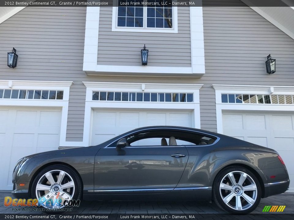 2012 Bentley Continental GT Granite / Portland/Porpoise Photo #5