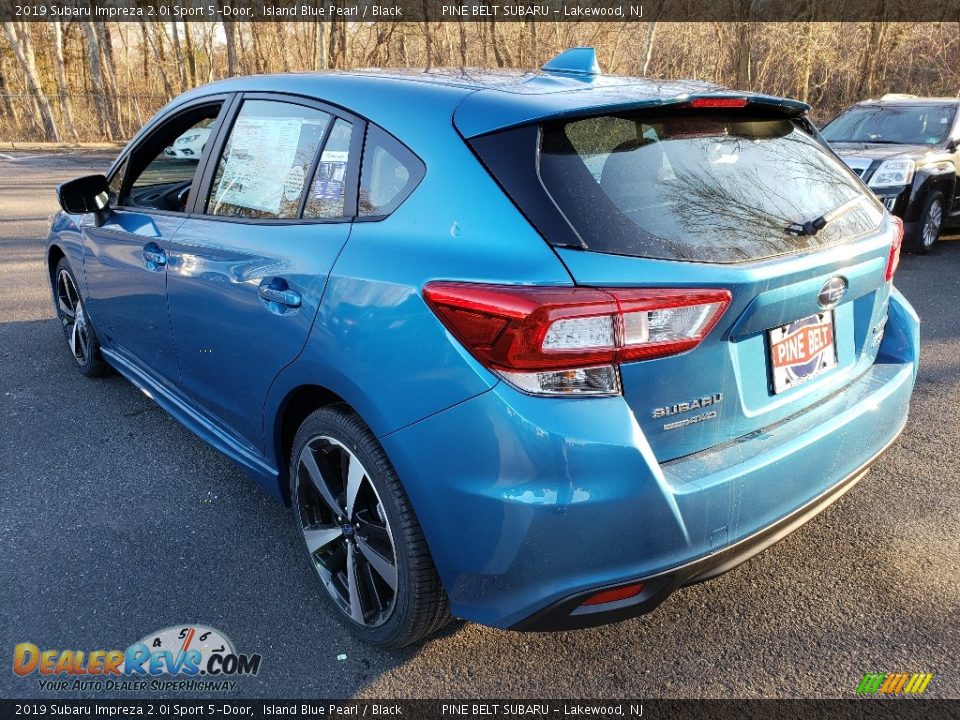 2019 Subaru Impreza 2.0i Sport 5-Door Island Blue Pearl / Black Photo #4