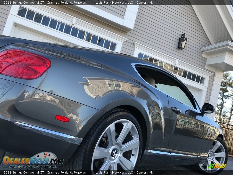 2012 Bentley Continental GT Granite / Portland/Porpoise Photo #17