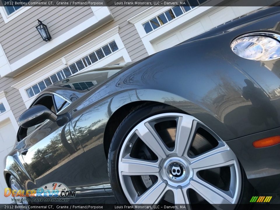 2012 Bentley Continental GT Granite / Portland/Porpoise Photo #18